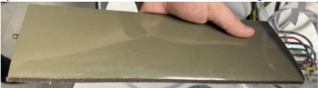 Sandpaper attached to the airfoil